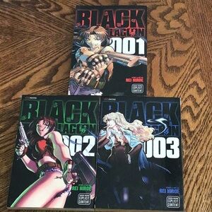 Black Lagoon Manga Volumes 001-003